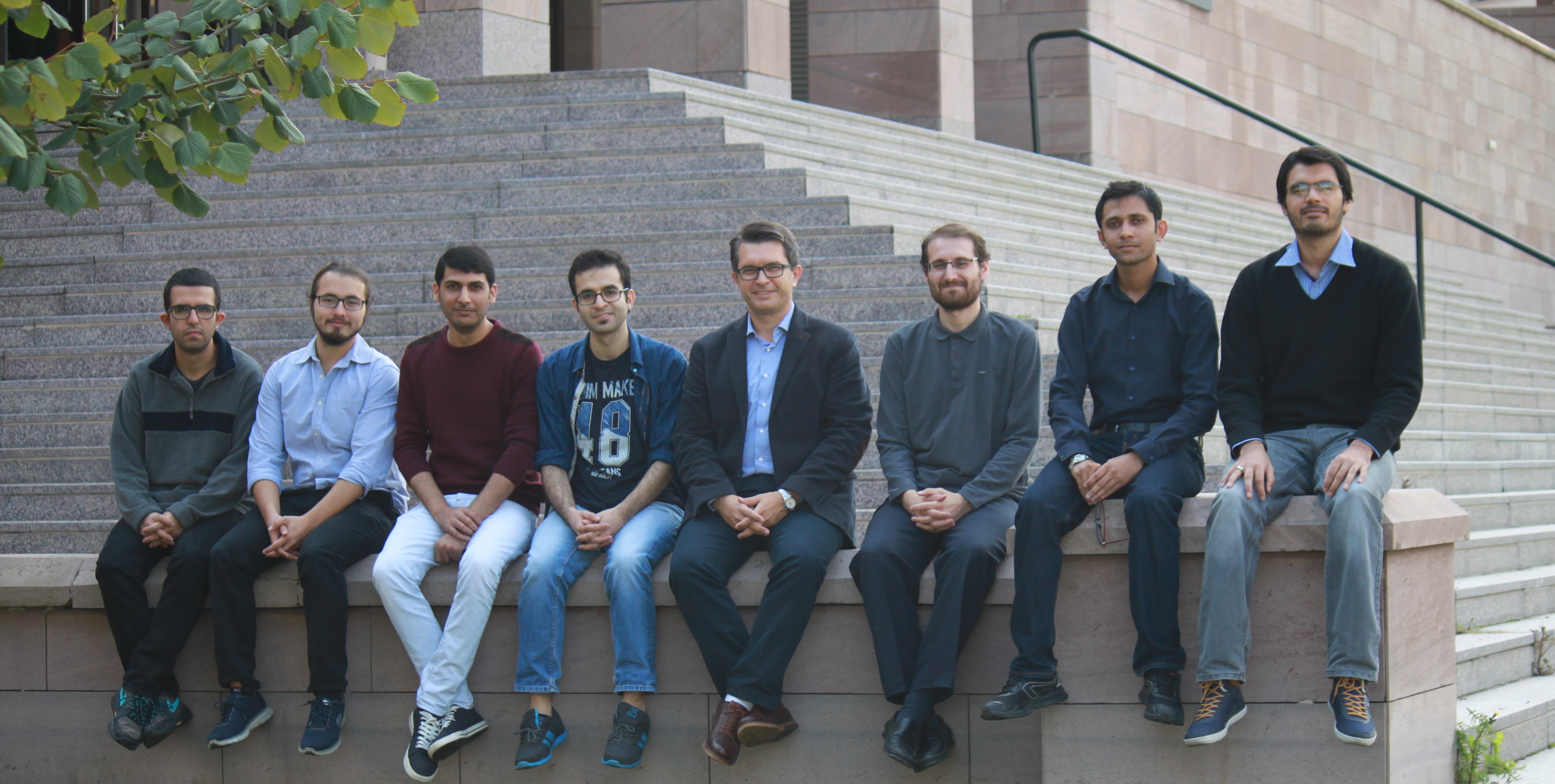 27 Oct. 2015, (from left to right) Mustafa Eryürek, Ayşenur Ateş, Suman Anand, Alper Kiraz, Adil Mustafa, M. Waqas Nawaz, M. Zeeshan Rashid